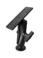 VIN Mounts Aluminum Fish Finder Mount with 1.5 /c Size Ball, Medium Arm Marine Electronic/Depth Finder Mount for Boat