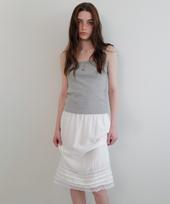 Annies Eyelet Button Sleeveless (Gray) Gray