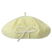 Cotton Lace Berets Cap Y2K Women Artist Hat Casual Octagonal Brimless Hat  Ladies