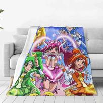 Precure Smile Trend Style Funny Fashion Soft Throw Blanket Precure Pretty Cure Anime Manga 75x100cm (30x40inch)