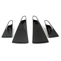 For Volkswagen VW ID.4 ID4  2022 2023 Car Interior Part Refit Inner Door Handle Bowl Panel Cover Trim Sticker Anti Scratch Carbon Fiber Color