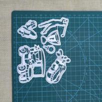 Golfer Golf Club Bag Shoes Cart Trophy Steel Frame Metal Cutting Dies Crafts Die Cut for Card Making sidabras