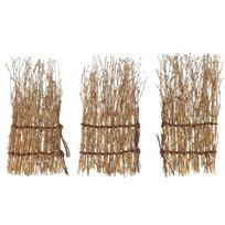 Fence Sushi Decor Sashimi Japanese Decoration Tray Ice Bamboo Backdrop Plate Restaurant Micro Landscape Background Decorative