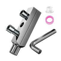 Broken Screw Extractor with Wrench Heavy Duty Metal Stripping Screws Remover