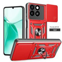 For ZTE Blade A35 A55 4G Camera Lens Protective Armor Shockproof Magnetic Holder Ring Back Cover For ZTE A55 A35 4G Cases For ZTE A35 A55