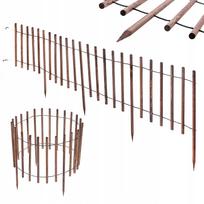KADAX Wooden Garden Palisade Edging 185cm 230 cm