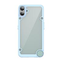 For Nothing CMF Phone 1 Case Cover Nothing CMF Phone 1 Capa Phone Bumper Shockproof Clear Transparent Fundas Nothing CMF Phone 1 Nothing CMF Phone 1 mėlyna