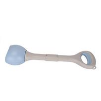 Dog Poop Picker Large Space Large Arc Diameter Easy Flushing Portable Dog Clip Toilet with Hanging L mėlyna