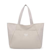 Women's Shoulder Bag Large Capacity Tote Bag Solid Color Crossbody Bag žalia