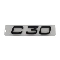 3D Premium C30 C40 raidės Švedijos visureigiui Off Road automobiliui Variklio dangčiui Sparnui bagažinei Galinei lipdukas Emblema Ženklelis Lipdukas C30-black