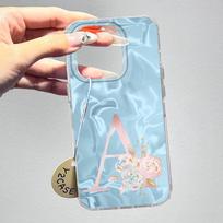 Pink Bule Couple A-Z Letter Flower Shockproof Phone Case For Honor 200 400 90 Pro Lite Smart Silicone Fundas Shell Back Cover Honor 200 Lite balta