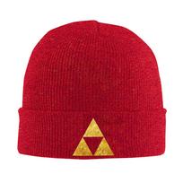 Gold Triforce Symbol Zelda Winter Skullies Beanies Hat Warm Autumn Knitted Hats Bonnet Caps for Women Men One Size