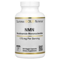California Gold Nutrition, NMN, 175 mg, 180 daržovių kapsulių