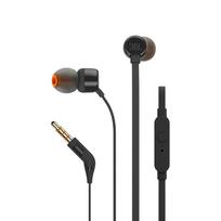 Słuchawki przewodowe douszne z pilotem JBL Tune 110 mini jack 3.5mm - czarne