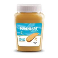 Pureheart Nutbutter Creamy Peanut Butter 1000 gm | Natural & Premium Roasted Peanuts | High Protein, Rich in Fiber | Zero Trans Fats 1KG
