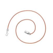 Zipper Helper for Dress and Boots Zipper Puller Helper Zip Aid Tool With Hook Zipper Chain Fine Button Chain Garment Zipper rožinio aukso spalvos