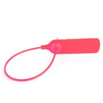 100Pcs Plastic Tamper Proof Tags 30cm Plastic Seals Easy Use Security Seals  Anti-return raudona