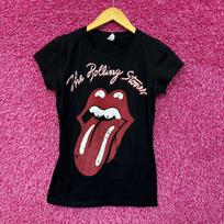 The Rolling Stones Karštų Lūpų Logotipas Moteriškas Roko Grupės Viršus M M