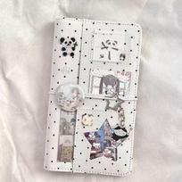 Korean Polka Dot A6 Binder Notebook - DIY Journal Diary