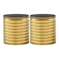 Multipurpose Furniture Lifts Elevates 3.3cm to 75MM Aluminum Not Wobble Feet Furniture Height Enhances for House Items 1