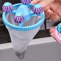 3Pcs/set floating hair filtering mesh removal reusable laundry hair catcher filter ball  dog and cat hair lint collector CHINA