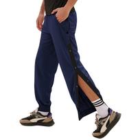 Men's Loose Sweatpants Basketball Training Full Buckle Casual Pants XL tamsiai mėlyna
