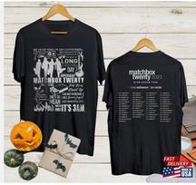 Matchbox 20 2 Sided Tour 2023 Graphic Shirt Unisex Men Women XXXXL gray