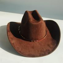 Wide Brim Cowboy Hats for women retro cowboy Hat men Cattleman Style Unisex Jazz hat Suede Rancher Hat for Men sombrero hombre 56-58