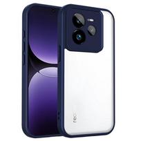 Skaidrus silikoninis dėklas, skirtas Realme GT 7 6 6T 7T GT7 Pro GT7T GT6T, su PC galine dalimi ir TPU rėmeliu, atsparus smūgiams, skaidrus telefono dėklas realme GT 7 Pro