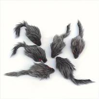 3-100 Pcs Plush Mouse Toys Interactive Fake Mice Suitable for Cats Built-in Bell and Sound Safe Cat Teasing Toys for Small Cats 3 Pcs pilka
