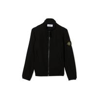 Stone Island Logo Patch Zip Long Sleeve Jacket Kids jackets Black 7716Q0312-V0029 6