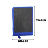 Microfiber Clay Bar Washing Gloves Car Cleaning Tools Auto Care Towel Car Detailing Clean Cloth Polish Clay Polishing 1pc mėlyna