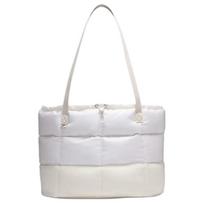 Nike Sportswear Puffle Tote 24L Bag Light Orewood Brown/Phantom/Mink Brown FZ1316-104 white