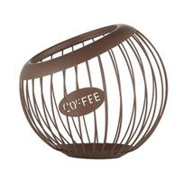 K Cup Holder for Counter Metal Coffee Pods Storage Basket Large Capacity K-cup Organizer for Keurig Nespresso Vertuo Coffee Station ruda