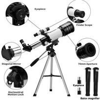 Profesionalus astronominis teleskopas F30070 Monokuliaras 150 kartų priartinimas HD naktinio matymo Mėnulio žvaigždžių stebėjimas AZM70300 Low-profile support version