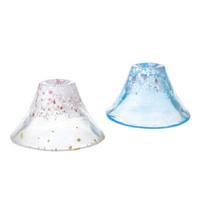 Toyo Sasaki Glass Shofuku Cup Sakura Fuji Chilled Sake Set Light Clear 45ml Made Japan Mountain Gift Present Respect Aged Day Fathers Mothers Birthday