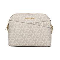 MICHAEL KORS Jet Set Travel Simple French Chain Presbyopia Printed Logo Commuting Bag Shell Bag Shoulder Bag Leather Crossbody Bag Women's White balta