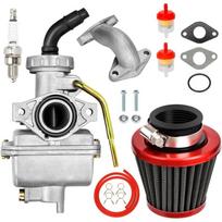 The PZ20 carburetor kit is suitable for Taotao 125cc, 110cc, 90cc, 70cc, 50cc, four-wheeled motorcycles and four-stroke go-karts/motocross bikes.