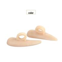 Triple-Hole Silicone Snail Toe Separator Set for Day & Night Use white