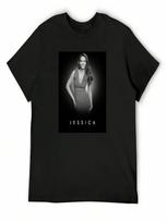Jessica Alba T-Shirt Tops Luxury Designer Funny Gifts Mens Designer T Shirt S įvairiaspalvis