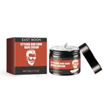 East Moon Men's Strong Hold Styling Cream: Moisturizing Shine & Natural Volume