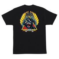 Santa Monica Airlines Natas Kaupas SCREAMING PANTHER Skateboard T Shirt BLACK XL