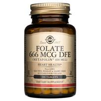 Solgar Folate 666 mcg DFE (Metafolin® 400 mcg) - 100 tablečių