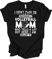 Volleyball Mom Shirt - Funny Sports Momma Gift Tee XXXL