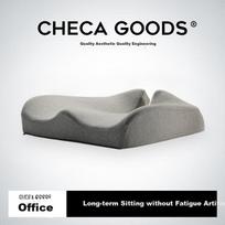 CHECA GOODS Office Chair Cushion, Buttock Memory Foam Seat Pad, Long-Sitting Aid, Teacher's Day Gift
