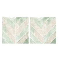 Moisture-proof Wall Covering 2 Pcs Tile Stickers, Peel And Stick Backsplash, Self Adhesive Luxury Retro Sticker Waterproof Kitchen Decals for Kitchen, I
