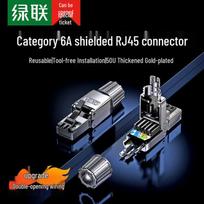 UGREEN Cat6A 10 Gigabit Shielded RJ45 Tool-less Connector