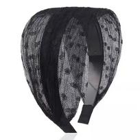 Hollow Wide Side Hair Hoop Elastic Women Lace Hairbands  For Women Girls