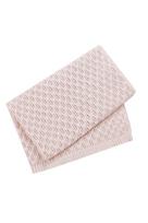 Kocyk dla niemowlaka anna - bawełna i bambus - powder pink