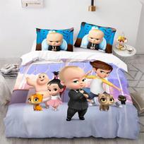 3D Print The Boss Baby Bedding Set Single/Twin/Full/Queen/King Size Adult Bedroom Duvet cover Sets Anime Gift 135x200cm